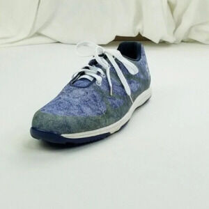 FOOTJOY FJ Size 9.5M Women's Leisure Golf Shoes 92905 Egyptian Blue Snake Print